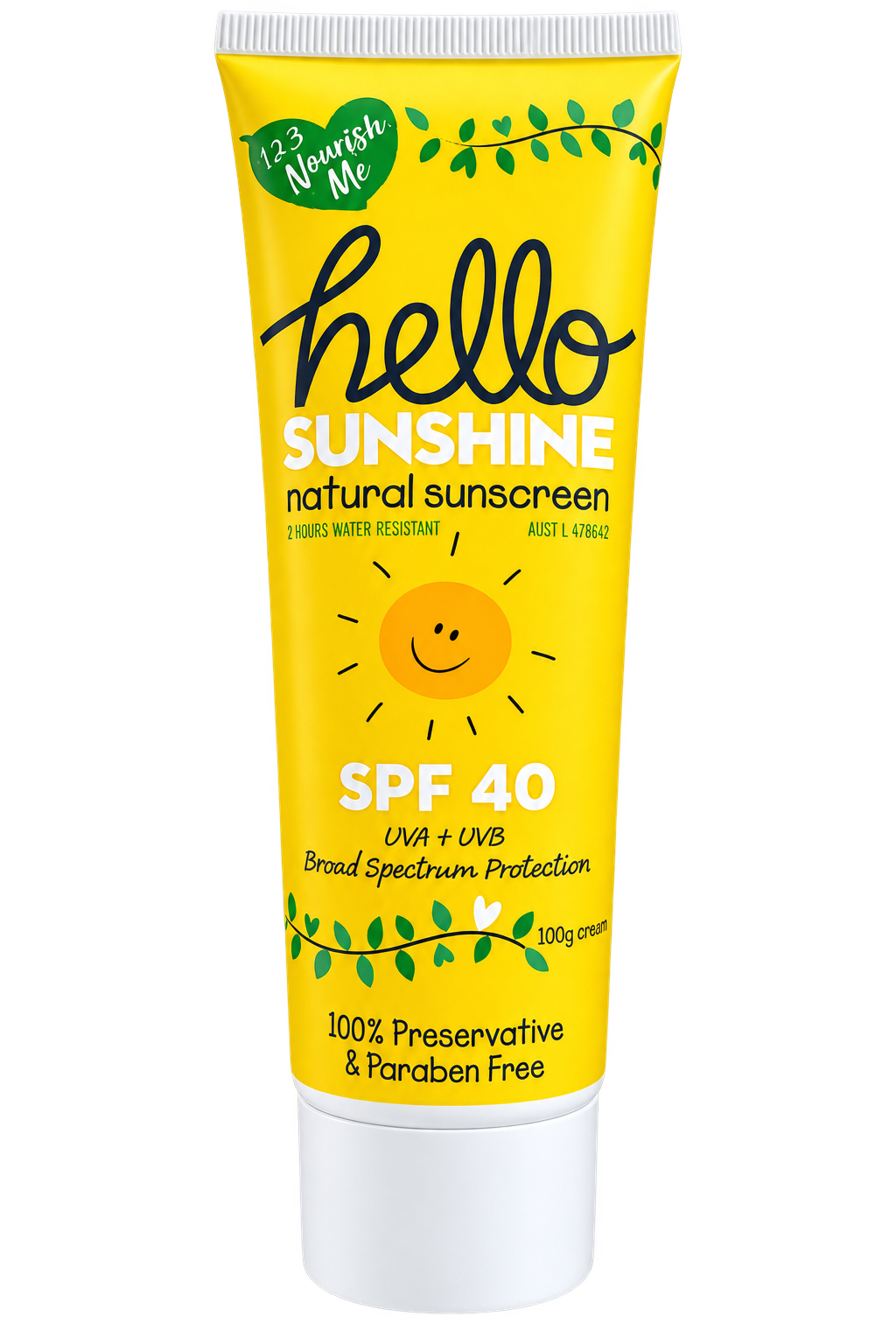 123 Nourish Me Hello Sunshine Sunscreen