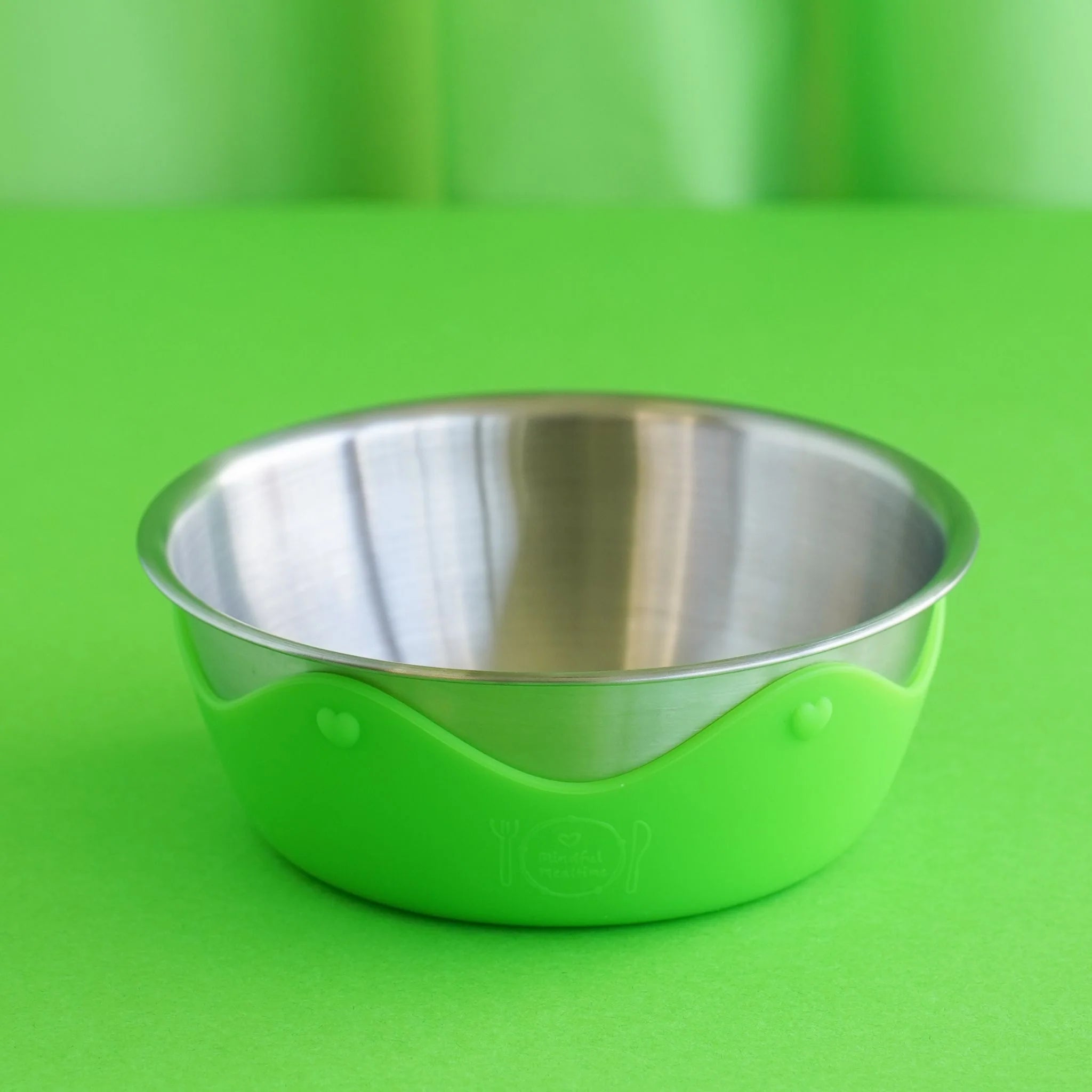 Mindful Mealtime Kids Stainless Steel Bowls Brights