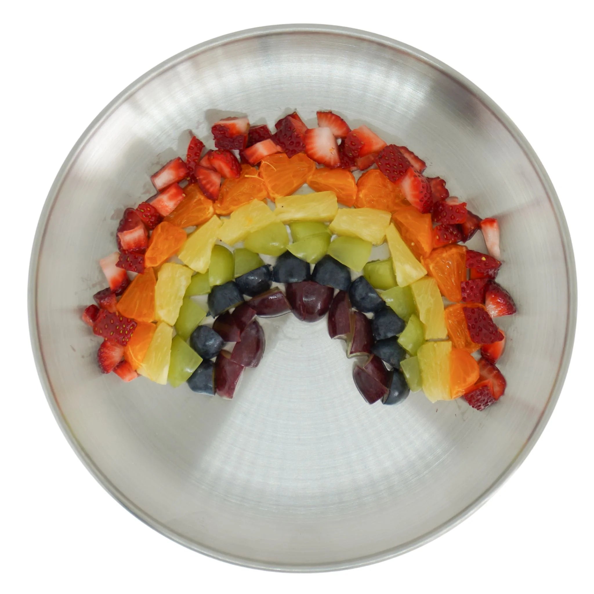 Mindful Mealtime Kids Stainless Steel Round Plate