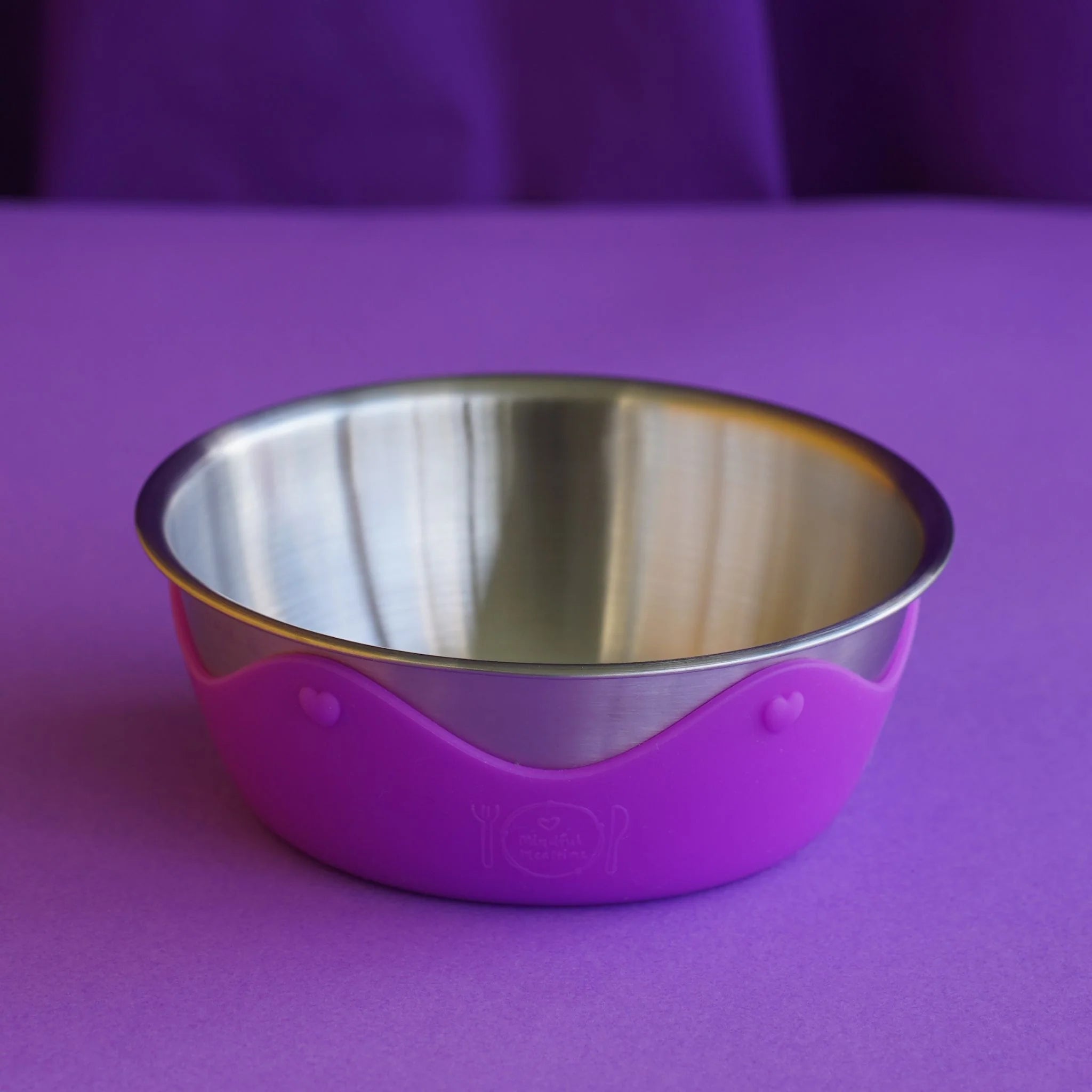 Mindful Mealtime Kids Stainless Steel Bowls Brights