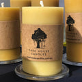 Tree House Candles Large Beeswax Pillar Candle