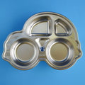Mindful Mealtime Stainless Steel Car Section Plate