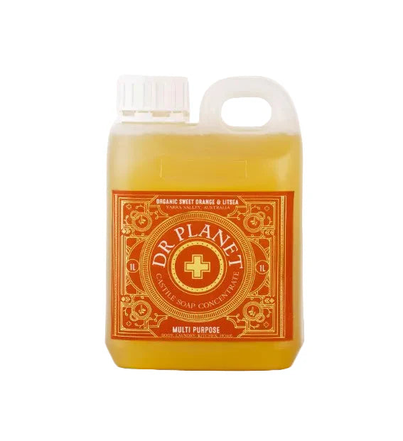 Dr Planet Organic Castile Soap - 1L Refill bottle