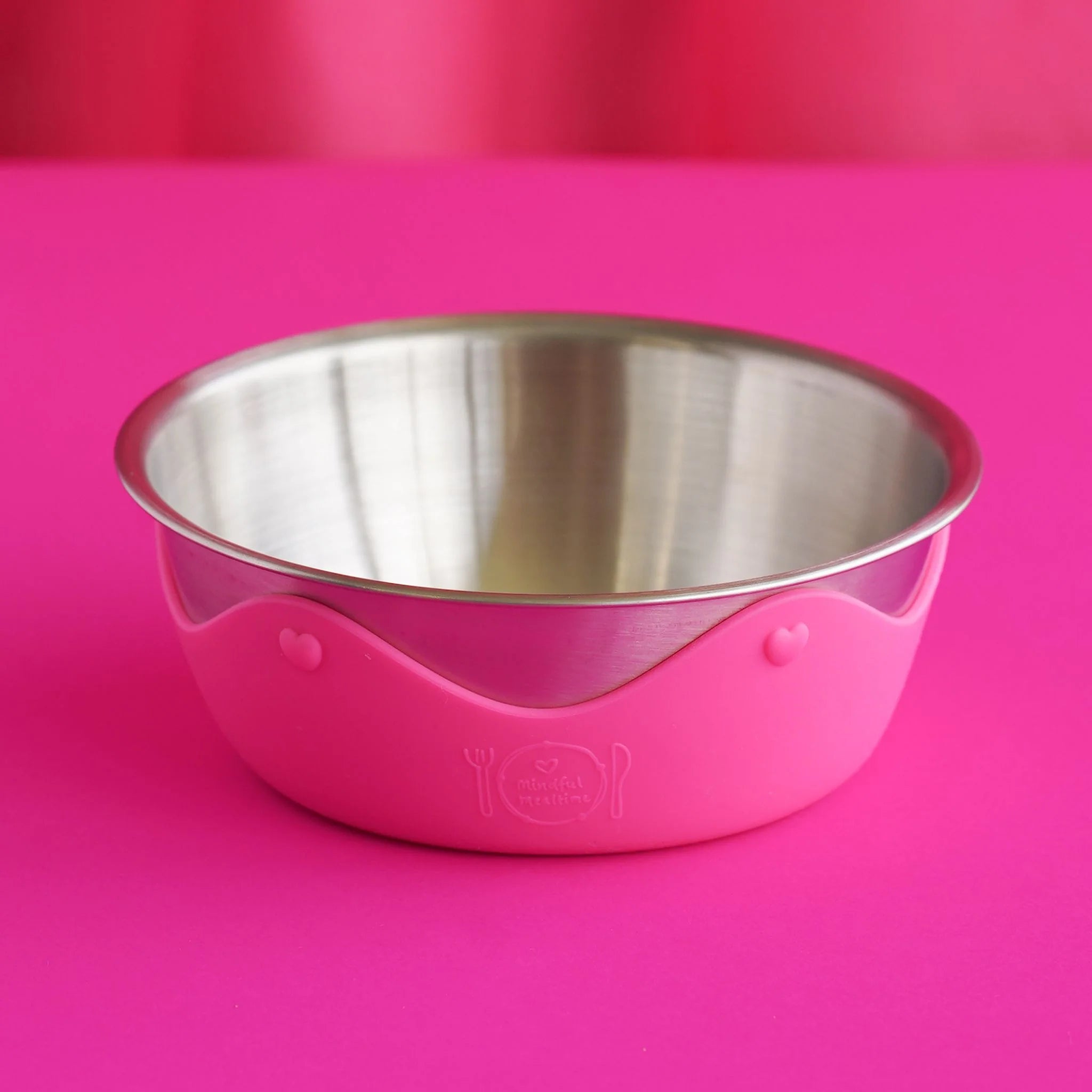 Mindful Mealtime Kids Stainless Steel Bowls Brights