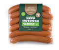 Uncles Smallgoods Natural Beef Hot Dogs 320g
