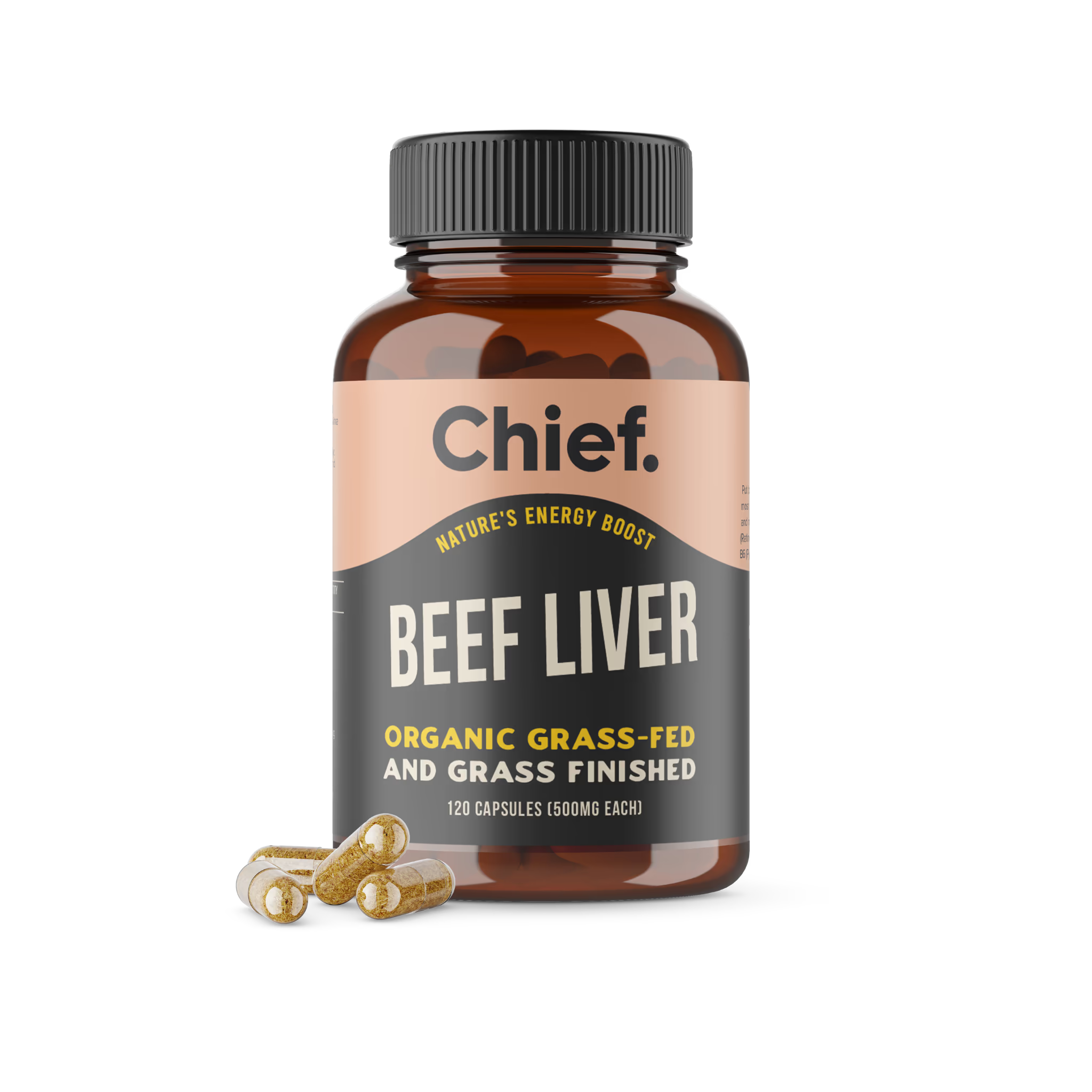 Chief Organic Australian Beef Liver Capsules