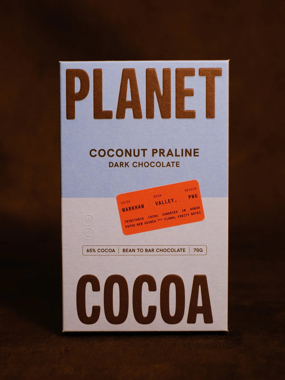 Planet Cocoa Coconut Praline | Dark Chocolate 65%