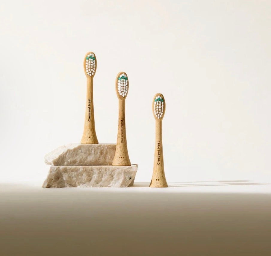 Crescent Nest Bamboo Brush Heads