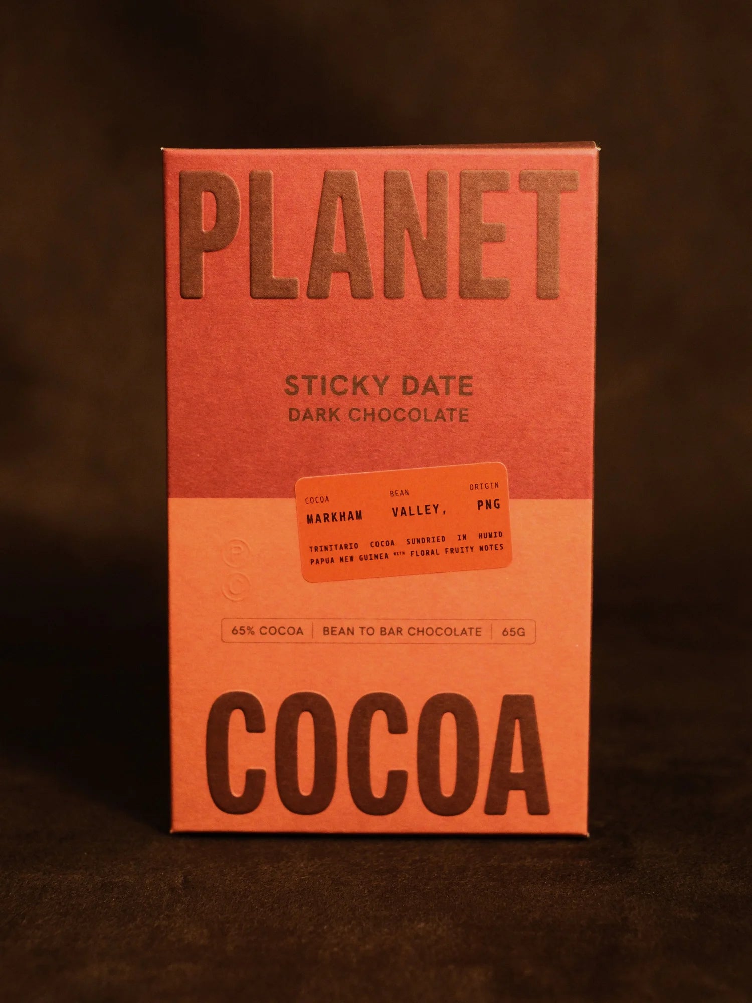 Planet Cocoa Sticky Date Pudding | Dark Chocolate 65%