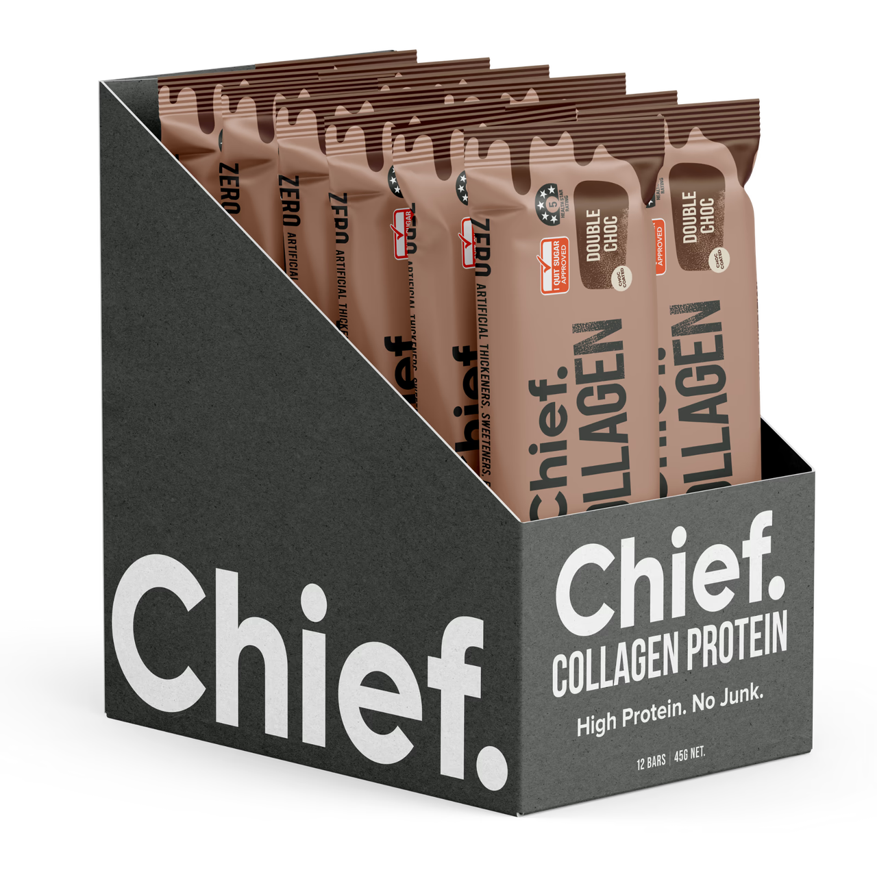 Chief Collagen Protein Bars - Double Choc
