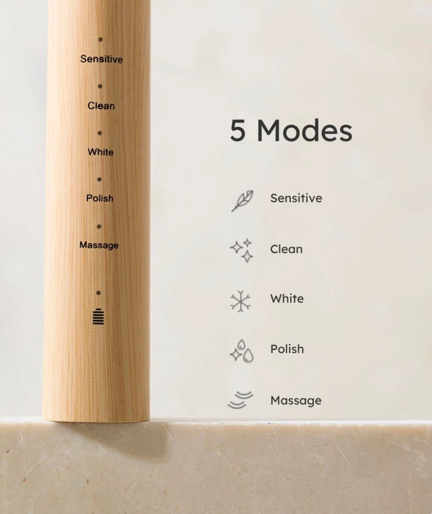 Crescent Nest Sustainable Sonic Toothbrush