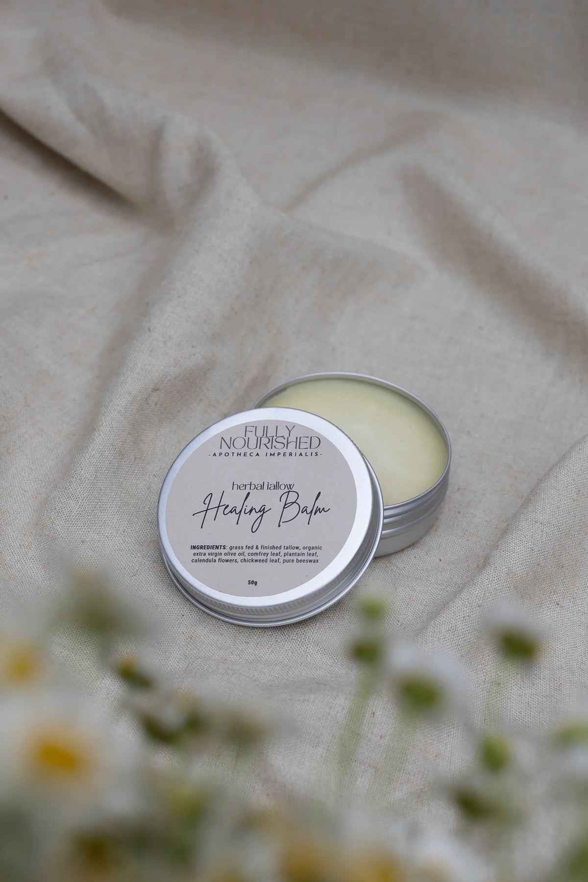 Fully Nourished Herbal Tallow Healing Balm- 50g