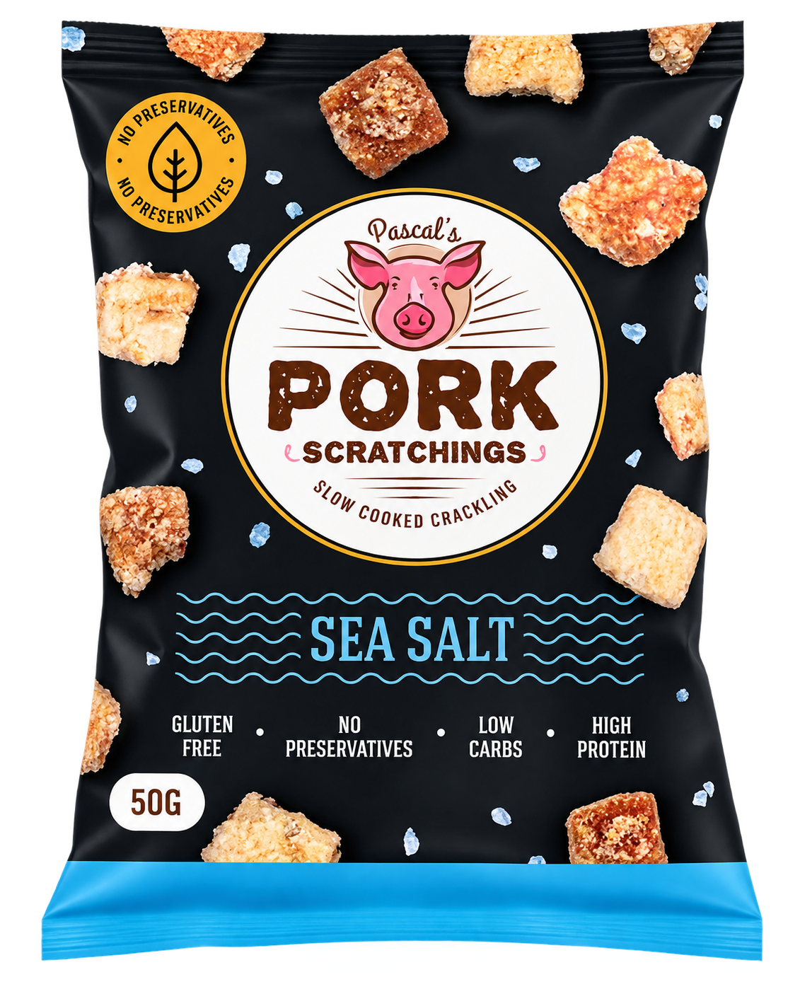 Pascals pork scratchings 50g