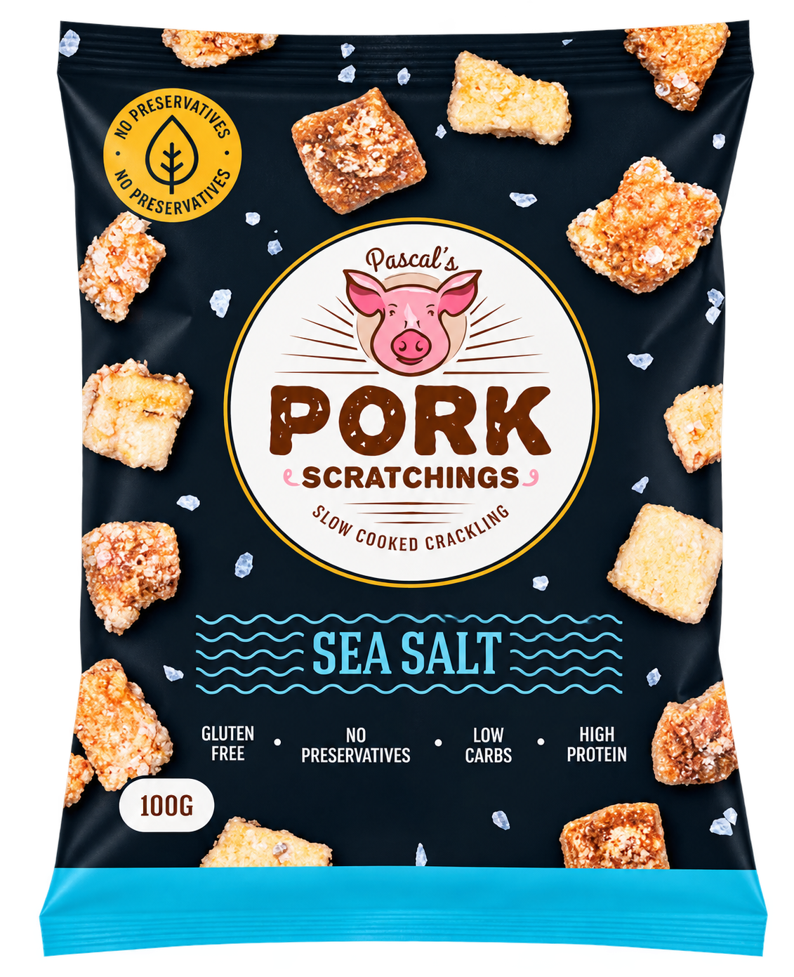 Pascals pork scratchings 100g