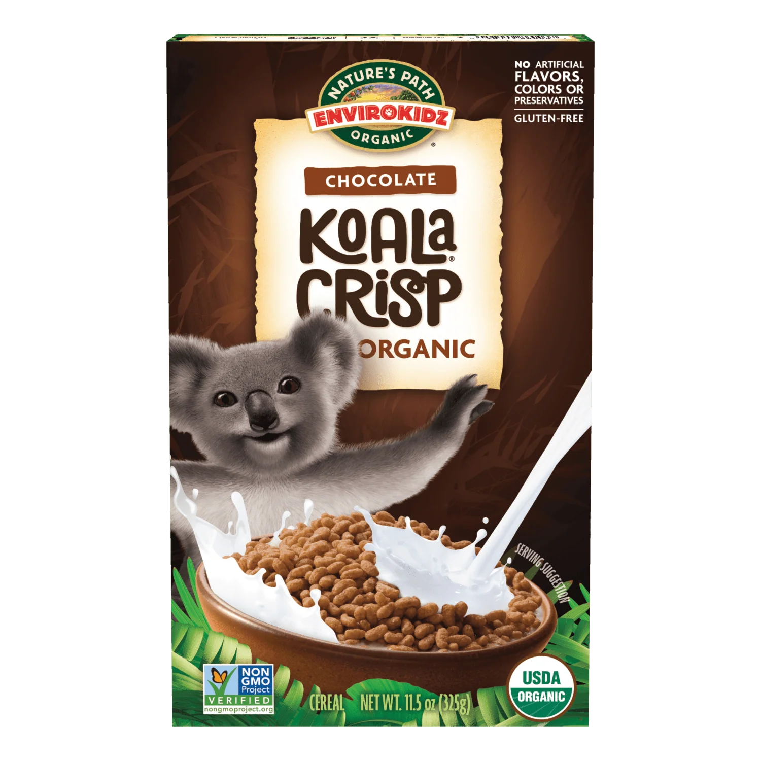 NATURE'S PATH Envirokidz Organic Chocolate Koala Crisp Pack 325g