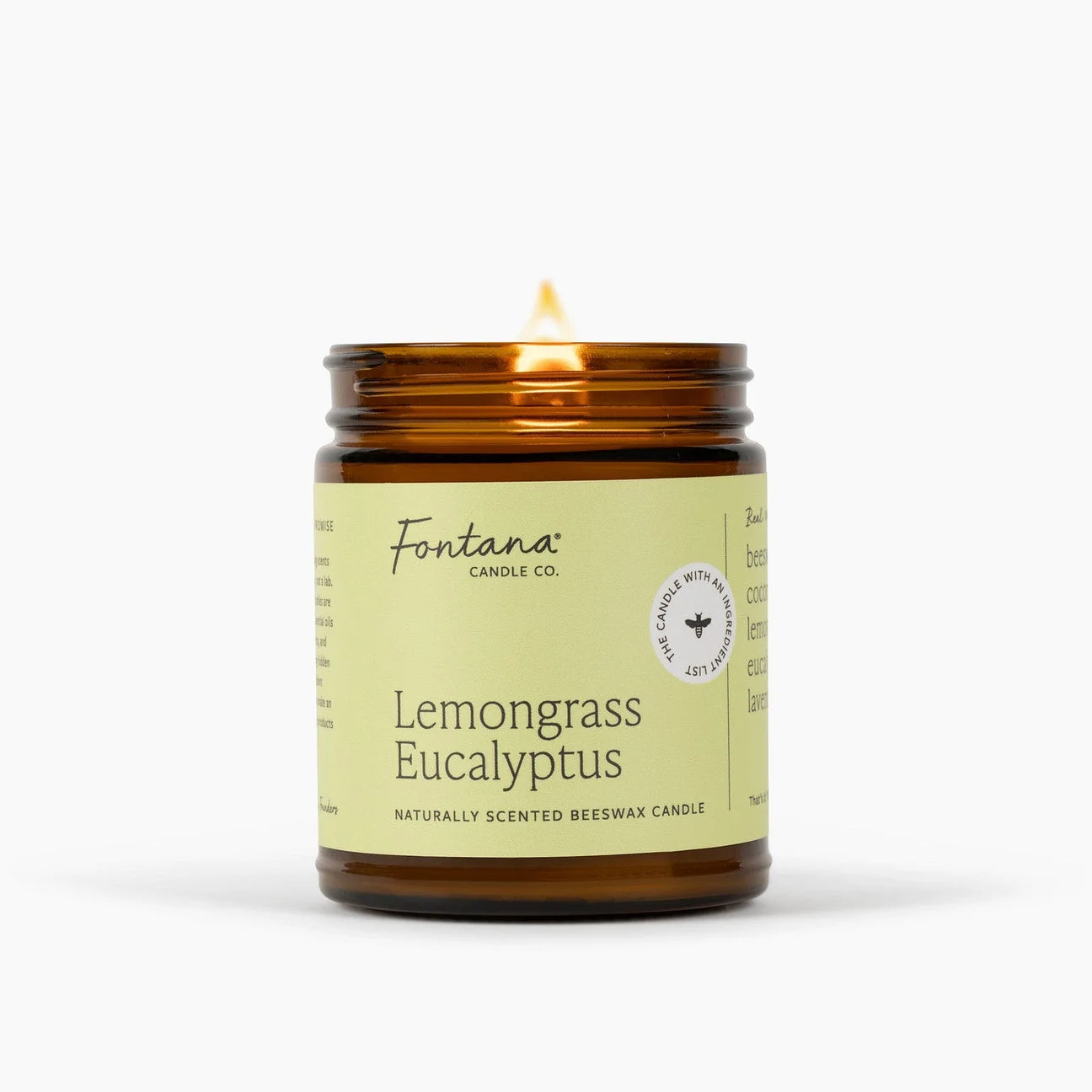 Fontana Lemongrass Eucalyptus Jar Candle
