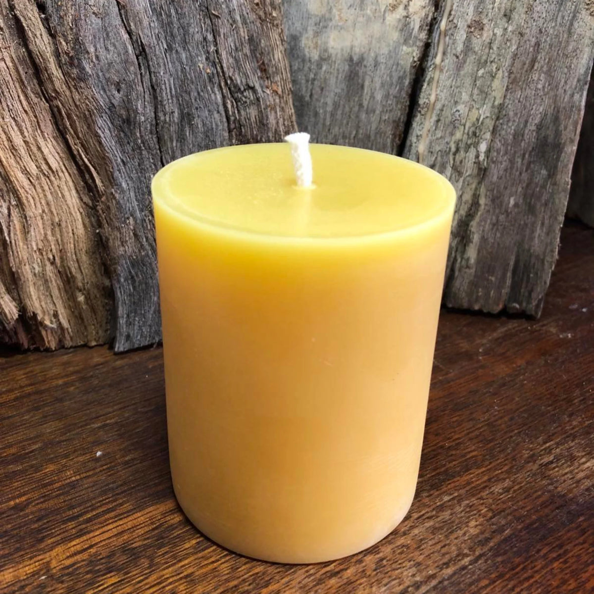 Tree House Candles Medium Beeswax Pillar Candle