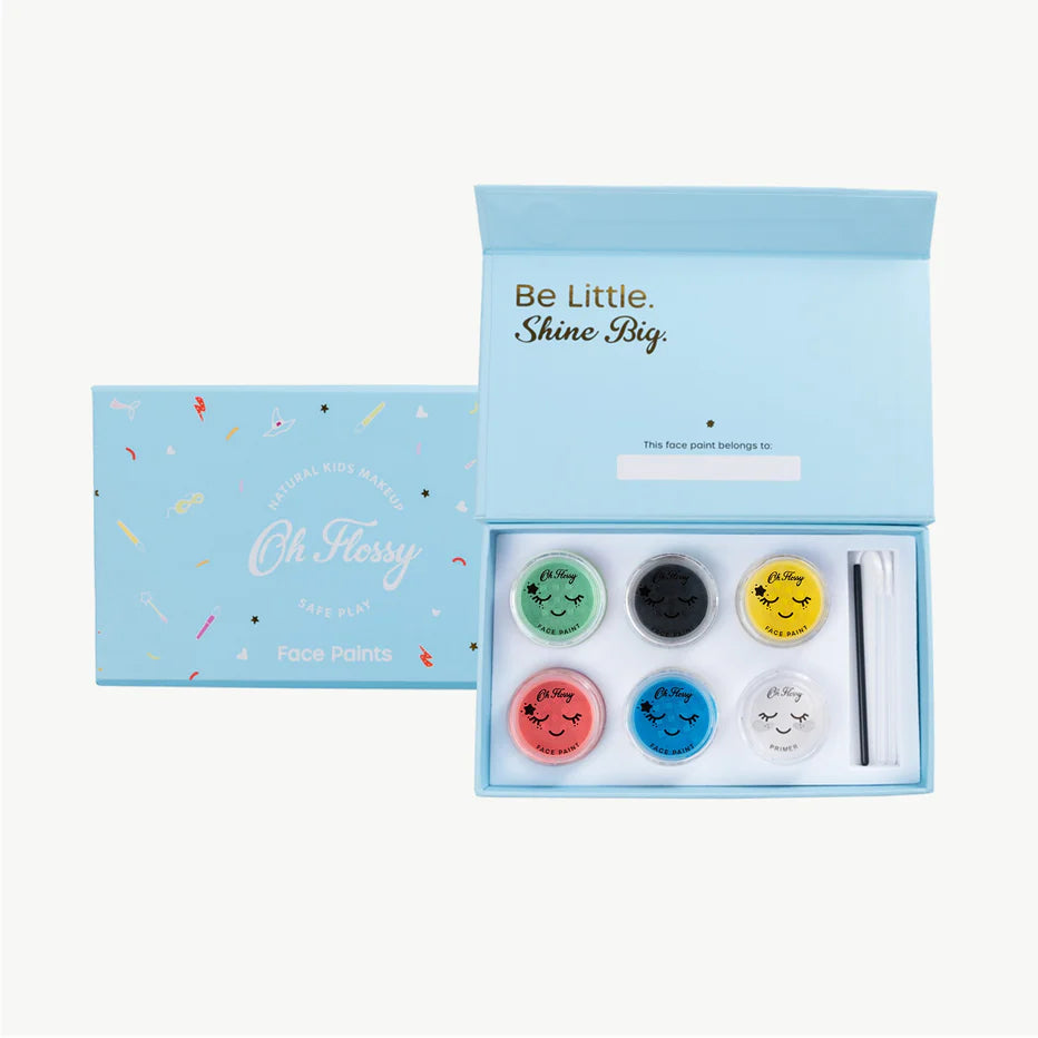 Oh Flossy Face Paint Set (Blue Case)