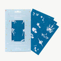 Oh Flossy Reusable Adhesive Face Paint & Makeup Stencils - Teal