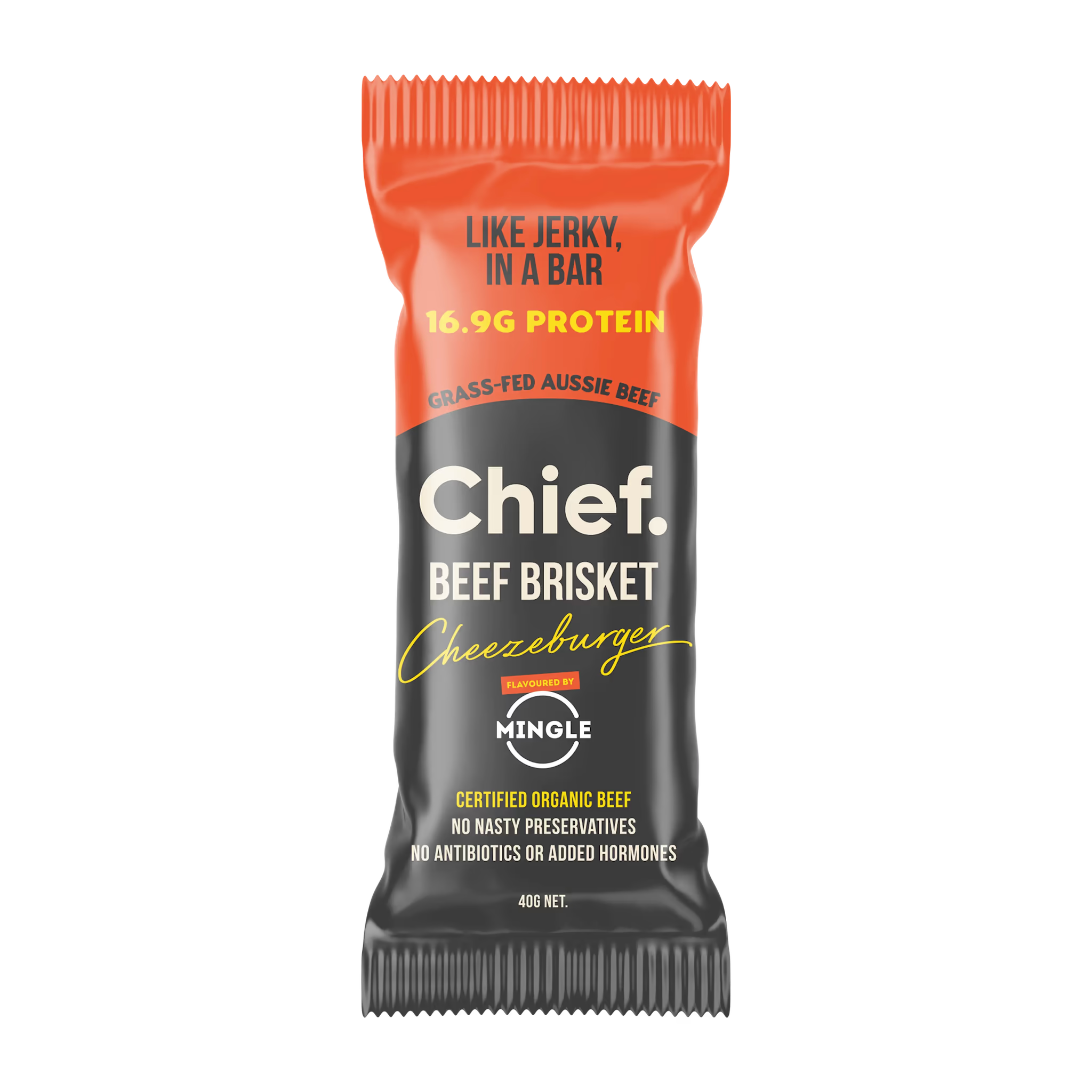 Chief Organic Beef Bars - Cheezeburger