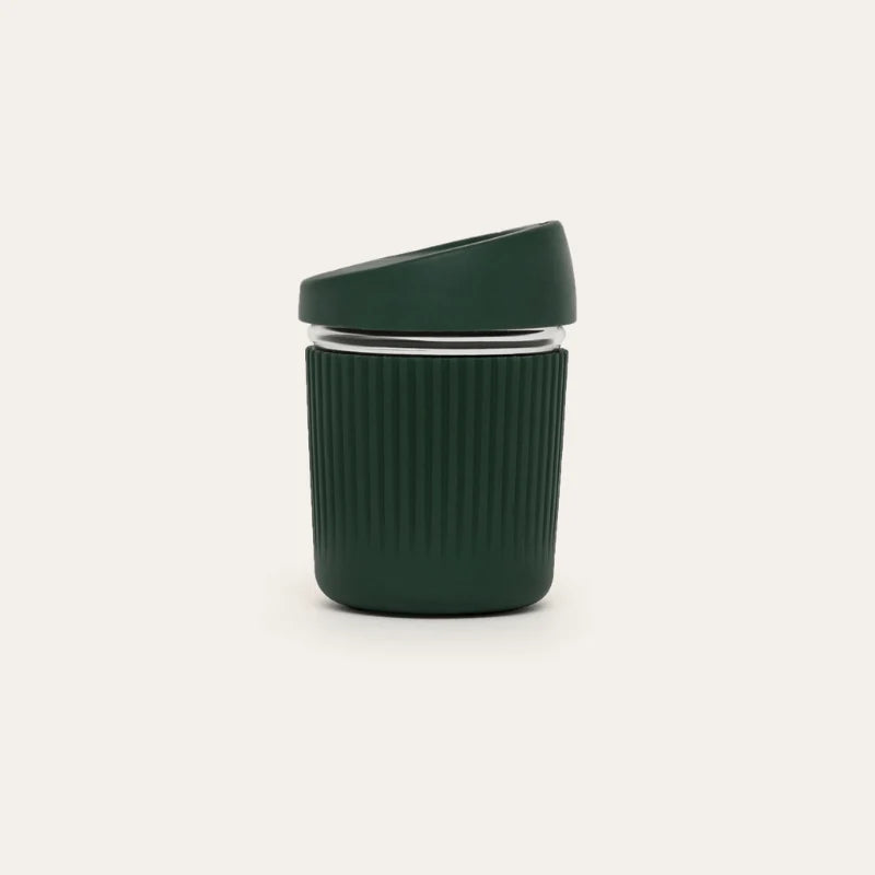 Seed & Sprout Reusable Glass Coffee Cup | 8oz