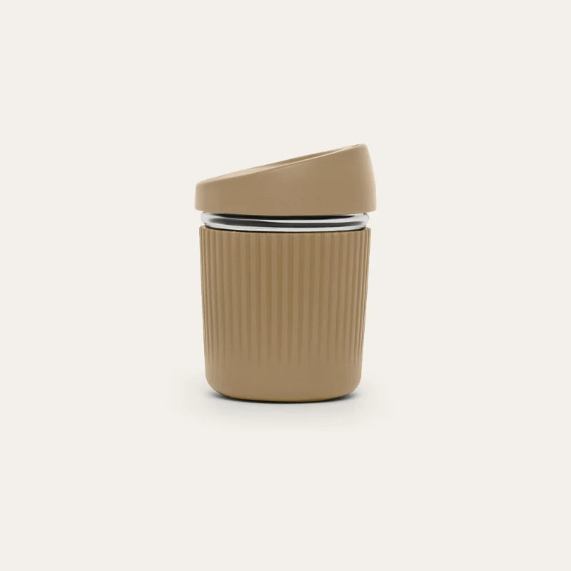 Seed & Sprout Reusable Glass Coffee Cup | 8oz