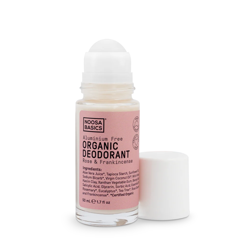 Noosa Basics Roll On Deodorant - Rose & Frankincense