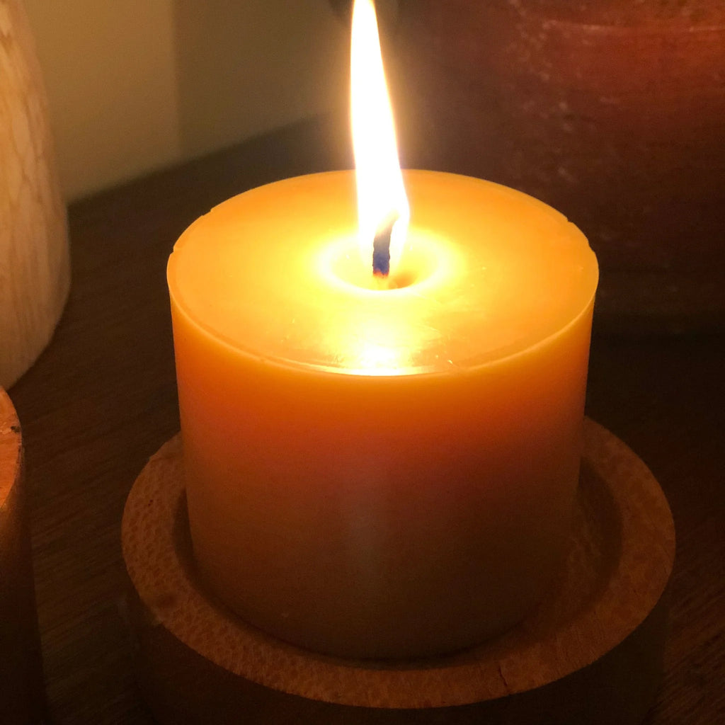 Tree House Candles Small Beeswax Pillar Candle