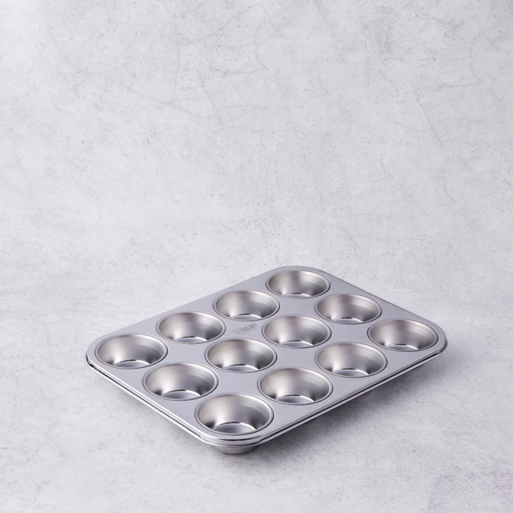 Low Tox Project Stainless Steel Muffin Pan 12 cup
