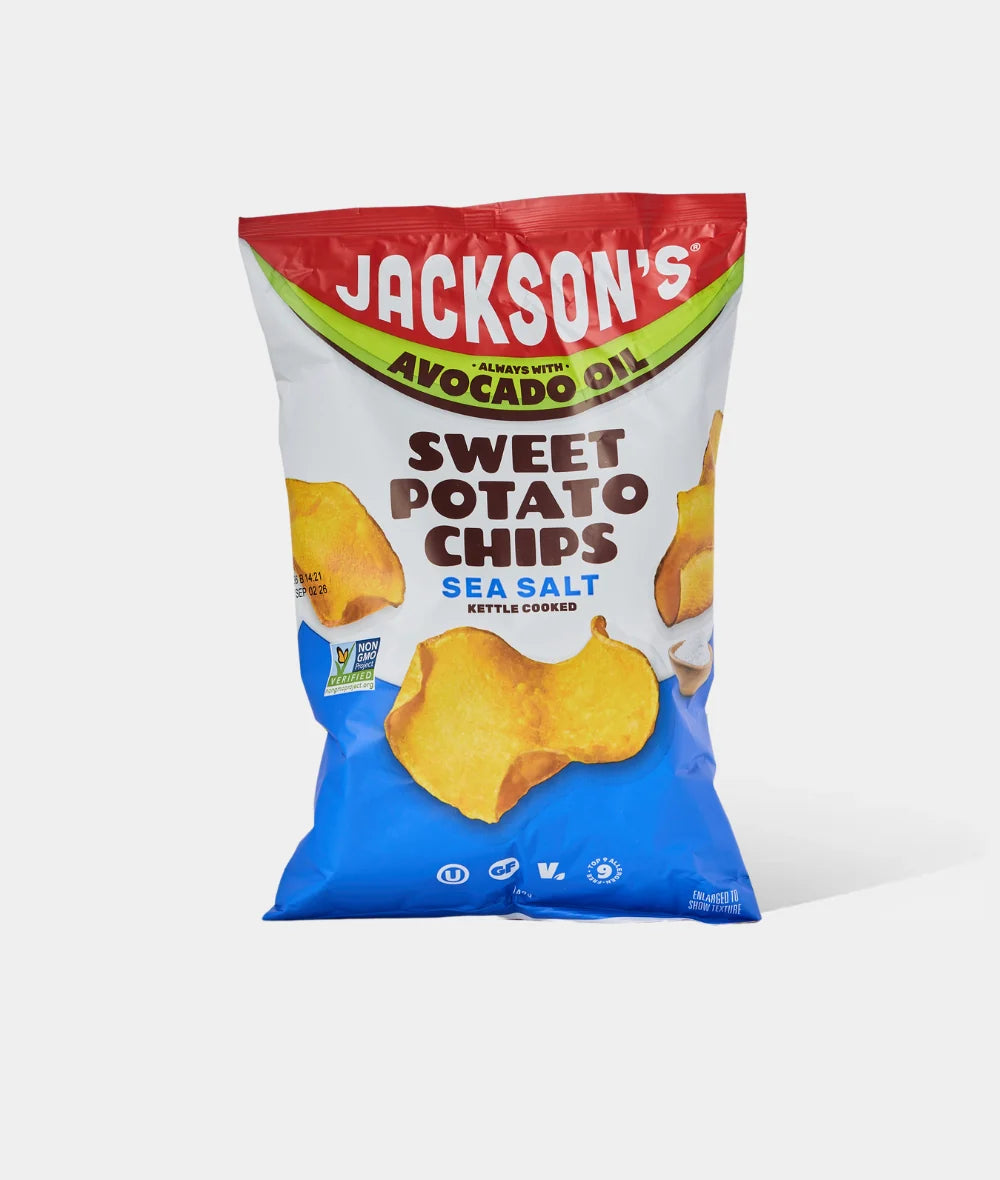 Jackson's Avocado Oil Sea Salt Sweet Potato Chips 142g