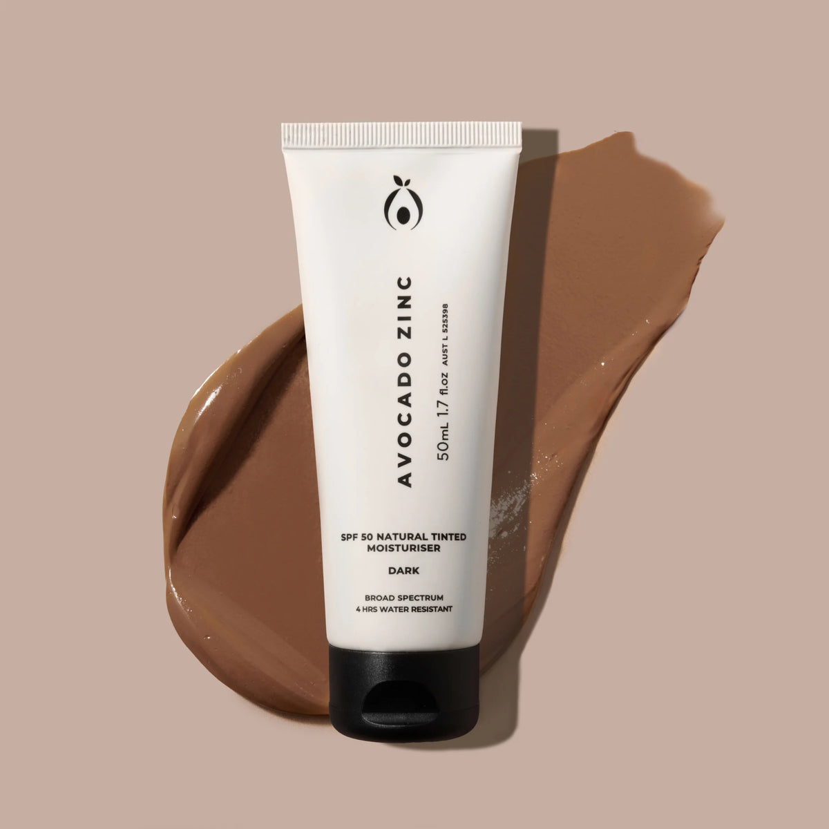 Avocado Zinc SPF 50 Natural Tinted Moisturiser