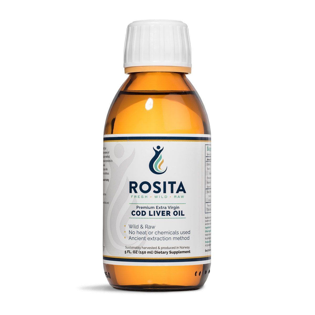 Rosita Extra Virgin Cod Liver Oil (EVCLO) Liquid - 150 mL