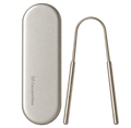 Crescent Nest Stainless Steel Tongue Scraper