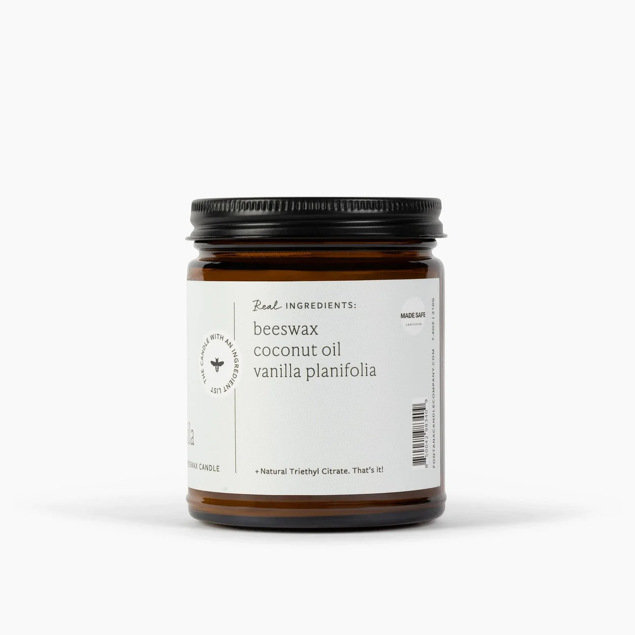 Fontana Pure Vanilla Jar Candle