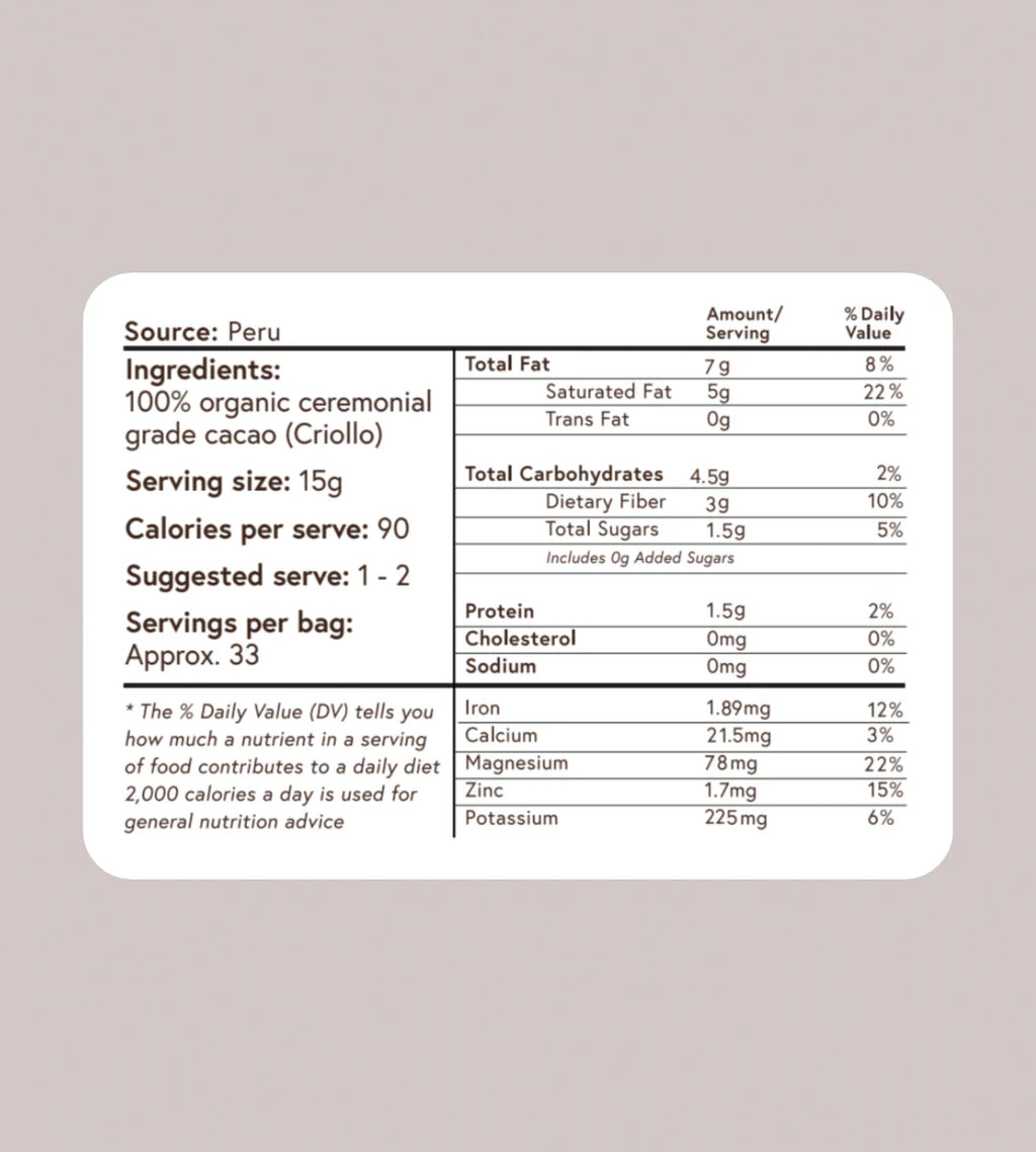 Cacao Collective Ceremonial Cacao - 250g