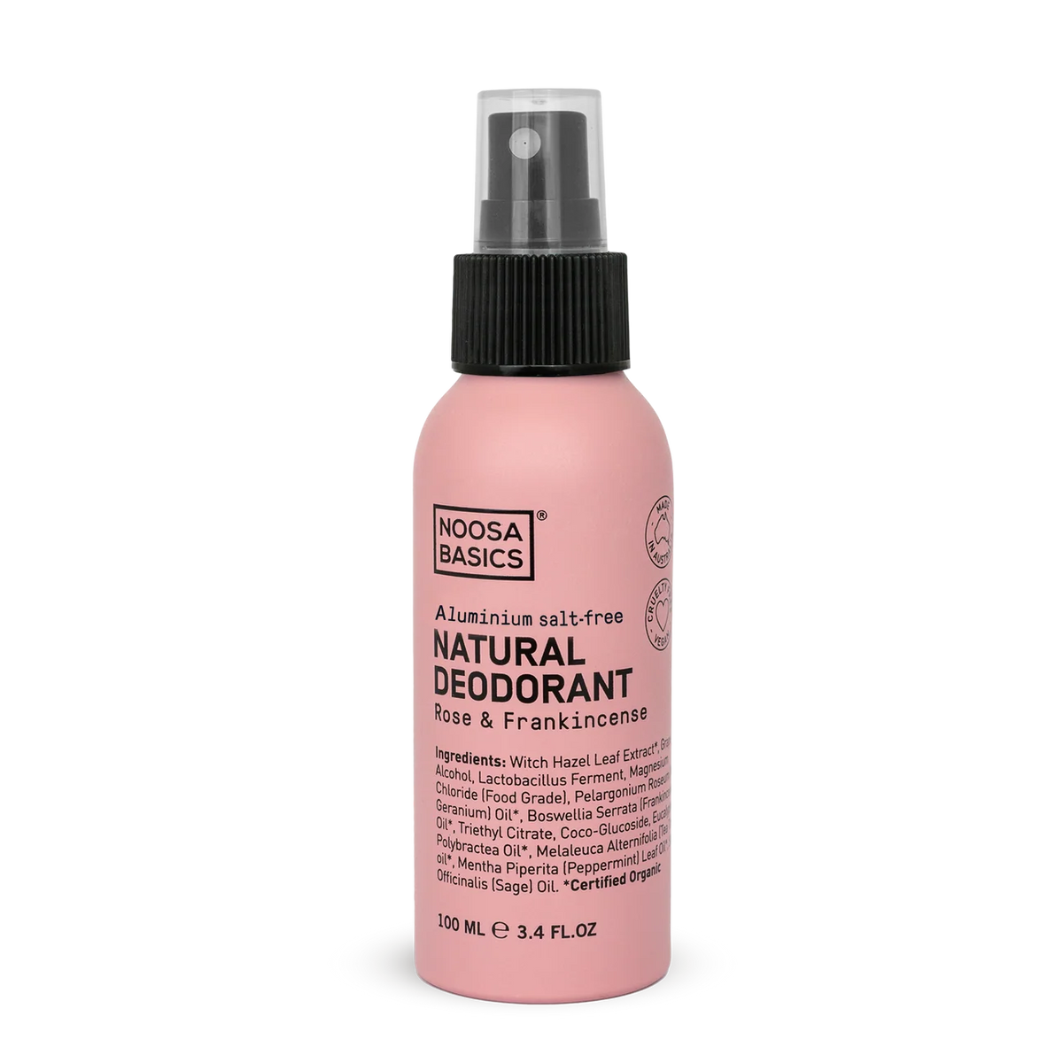 Noosa Basics Spray Deodorant - Rose & Frankincense 100ml