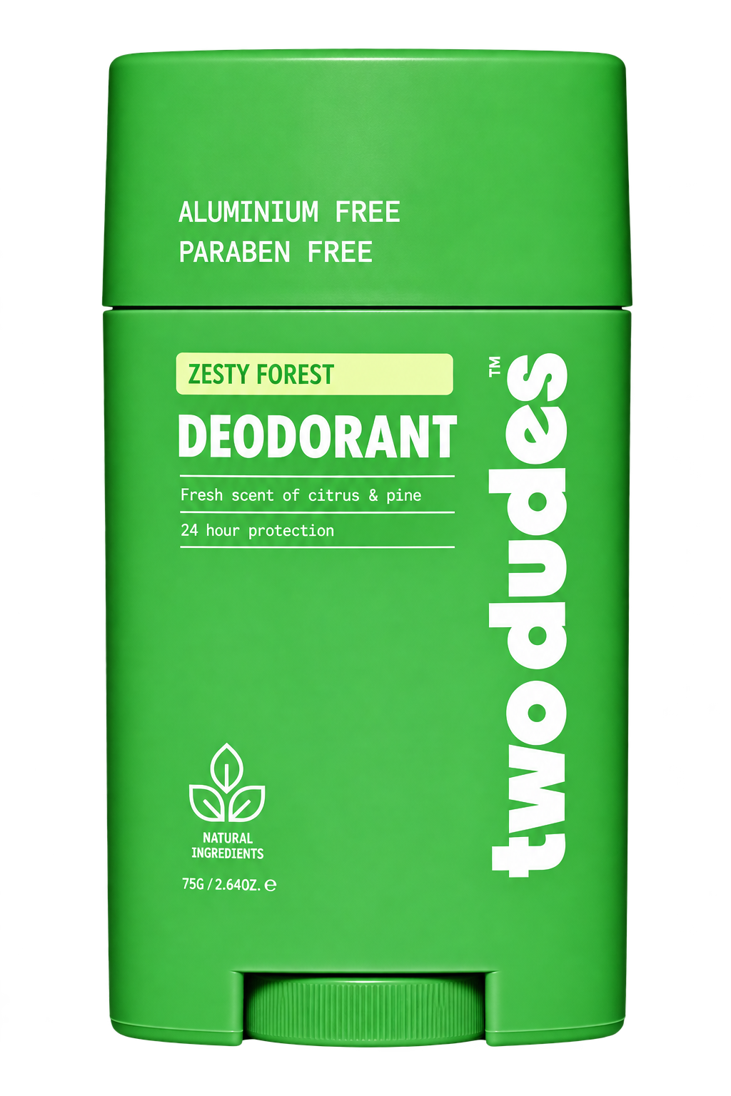 Two Dudes ZESTY FOREST DEODORANT